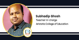 Interview Subhadip Ghosh Teacher in charge at Aristotle College of Education Bardhaman